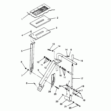 SHIFT LINKAGE ASSEMBLY WIDETRAK LX 0962064 and EUROPEAN WIDETRAK LX E962064 (4931643164C007)