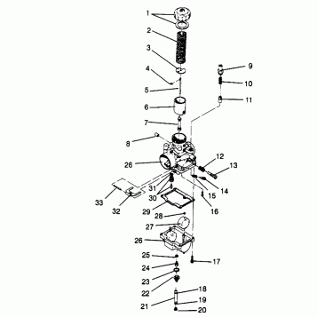 CARBURETOR WIDETRAK LX 0962064 and EUROPEAN WIDETRAK LX E962064 (4931643164C012)
