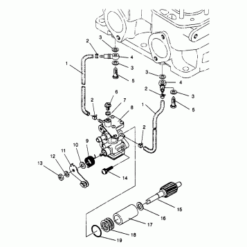 OIL PUMP WIDETRAK LX 0962064 and EUROPEAN WIDETRAK LX E962064 (4931643164C014)