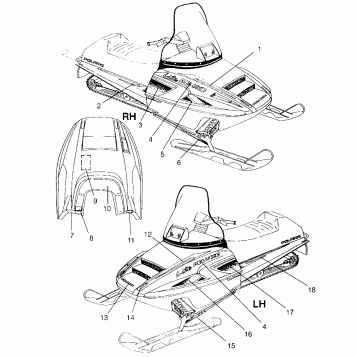 DECALS LITE DELUXE 0963431 (4931663166A012)