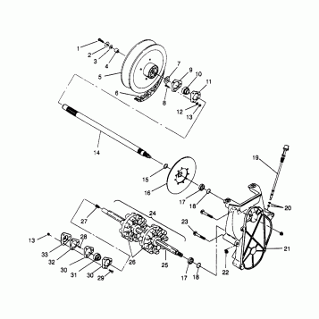 DRIVE TRAIN LITE 0963433, EURO LITE E963433 and LITE DELUXE 0963431 (4931663166B007)