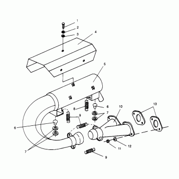 EXHAUST SYSTEM LITE 0963433, EURO LITE E963433 and LITE DELUXE 0963431 (4931663166C001)