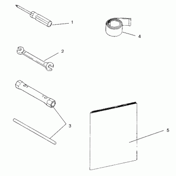 TOOL KIT LITE 0963433, EURO LITE E963433 and LITE DELUXE 0963431 (4931663166C003)