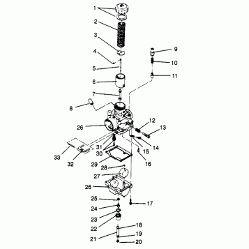 CARBURETOR LITE 0963433, EURO LITE E963433 and LITE DELUXE 0963431 (4931663166C007)