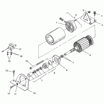 STARTING MOTOR LITE DELUXE 0963431 (4931663166C012)