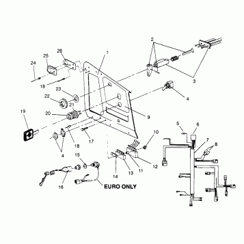 CONSOLE ULTRA SKS 0960578, EUROPEAN ULTRA SKS E960578, and ULTRA RMK 096097 (4931683168A012)