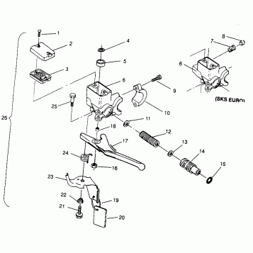 MASTER CYLINDER ULTRA SKS 0960578, EUROPEAN ULTRA SKS E960578, and ULTRA RM (4931683168B009)