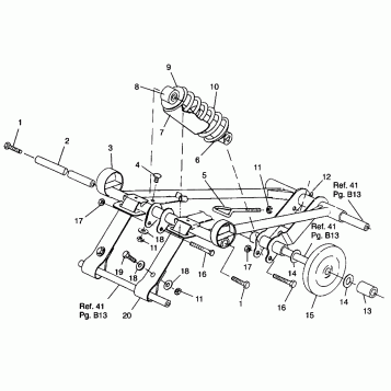 FRONT TORQUE ARM ULTRA RMK 0960978 (4931683168B013)