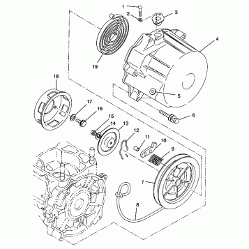 RECOIL STARTER ULTRA SKS 0960578, EUROPEAN ULTRA SKS E960578,  and ULTRA RM (4931683168D003)