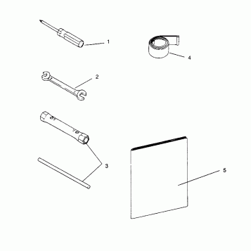 TOOL KIT ULTRA SKS 0960578, EURO ULTRA SKS E960578, and  ULTRA RMK 0960978 (4931683168D004)