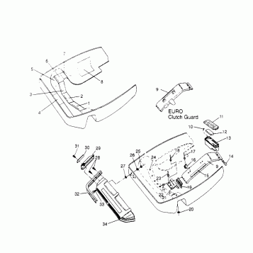 NOSEPAN XLT SP 0966676 and  EUROPEAN XLT SP E966676 (4931703170A009)