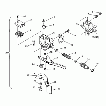 MASTER CYLINDER XLT SP 0966676 and EUROPEAN XLT SP E966676 (4931703170B001)