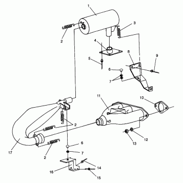 EXHAUST SYSTEM XLT SP 0966676 and EUROPEAN XLT SP E966676 (4931703170C003)