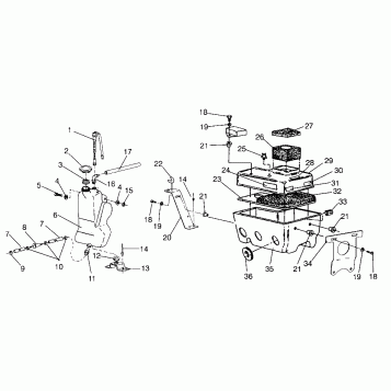 OIL TANK/AIR BOX XLT SP 0966676 and EUROPEAN XLT SP E966676 (4931703170C004)