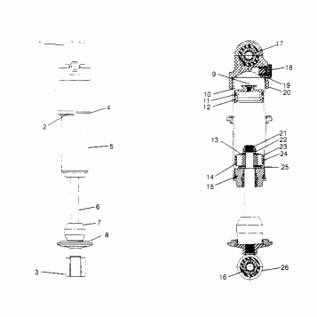 FOX SHOCK - IFS XLT SP 0966676 and  EUROPEAN XLT SP E966676 (4931703170C006)