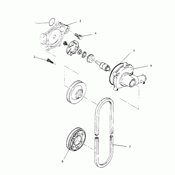WATER PUMP XLT SP 0966676 and  EUROPEAN XLT SP E966676 (4931703170C012)