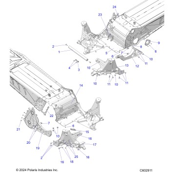 CHASSIS, BULKHEAD ASM. - S26TFM9BSB/9BSC (C602911)