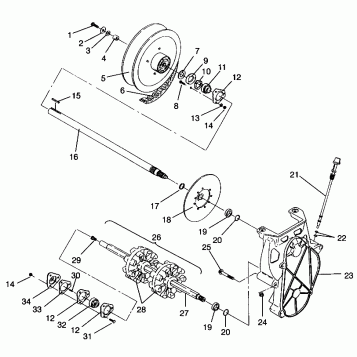 DRIVE TRAIN  440 0962760 (4931743174B008)