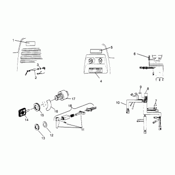 IGNITION and WIRE HARNESS TRAIL TOURING 0962262 and  EUROPEAN TRAIL TOURING (4931763176A013)