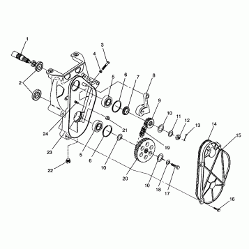 CHAINCASE  TRAIL 0962761 (4931763176B008)