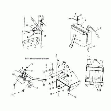 BATTERY BOX TRAIL 0962761, TRAIL TOURING 0962262,  and EUROPEAN TRAIL TOURI (4931763176B014)