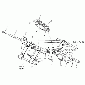 FRONT TORQUE ARM TRAIL TOURING 0962262, and EUROPEAN TRAIL TOURING E962262 (4931763176C006)