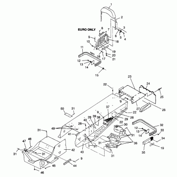 TUNNEL XLT RMK 0960956, XLT SKS 0960556 and EUROPEAN XLT SKS E960556 (4931813181A005)