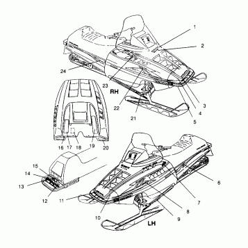 DECALS XLT RMK 0960956, XLT SKS 0960556 and EUROPEAN XLT SKS E960556 (4931813181A013)
