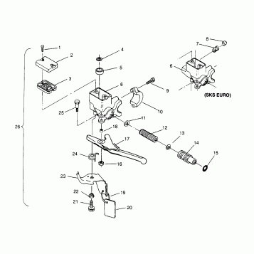 MASTER CYLINDER XLT RMK 0960956, XLT SKS 0960556  and EUROPEAN XLT SKS E960 (4931813181B009)