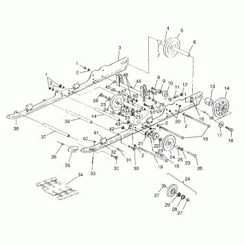 SUSPENSION XLT RMK 0960956, XLT SKS 0960556 and EURO XLT SKS E960556 (4931813181B012)