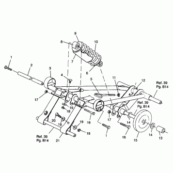 FRONT TORQUE ARM XLT RMK 0960956, XLT SKS 0960556 and EUROPEAN XLT SKS E960 (4931813181B014)