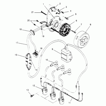 MAGNETO XLT RMK 0960956, XLT SKS 0960556 and EUROPEAN XLT SKS E960556 (4931813181D001)