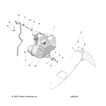 ENGINE, OIL TANK - S26TDE9FS (C602791)