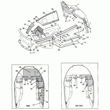NOSEPAN 500 CARB 0962764, 500 CARB SKS 0962564,  EUROPEAN 500 CARB SKS E962 (4931873187A008)