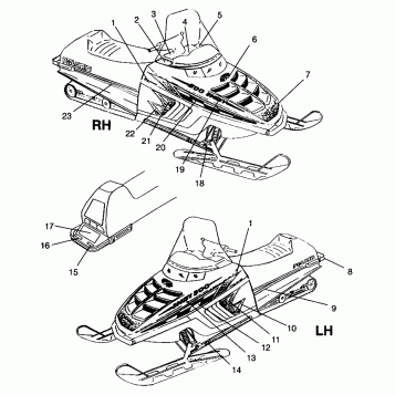 DECALS 500 CARB 0962764, 500 CARB SKS 0962564, EUROPEAN 500 CARB SKS E96256 (4931873187A012)