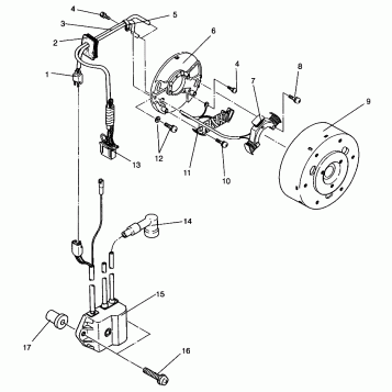 MAGNETO 500 CARB 0962764, 500 CARB SKS 0962564,  EUROPEAN 500 CARB SKS E962 (4931873187D005)