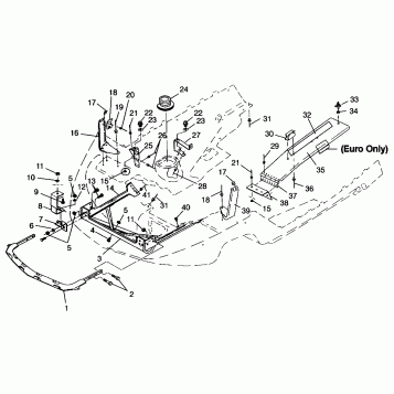 NOSEPAN XLT TOURING 0963357 and EUROPEAN XLT TOURING E963357 (4931923192A012)