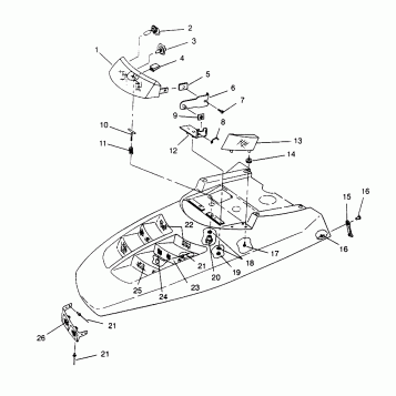 HOOD/HEADLIGHT XLT TOURING 0963357 and EUROPEAN XLT TOURING E963357 (4931923192A014)