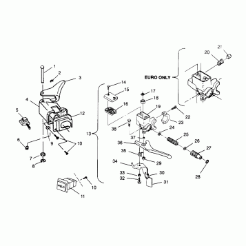 CONTROLS XLT TOURING 0963357 and EUROPEAN XLT TOURING E963357 (4931923192B006)