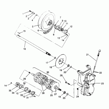 DRIVE TRAIN XLT TOURING 0963357 and EUROPEAN XLT TOURING E963357 (4931923192B010)