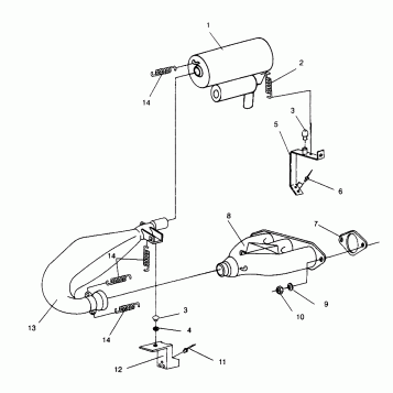 EXHAUST SYSTEM XLT TOURING 0963357 and EUROPEAN XLT TOURING E963357 (4931923192C005)