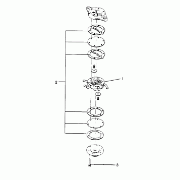 FUEL PUMP XLT TOURING  0963357 and EUROPEAN XLT TOURING  E963357 (4931923192C012)