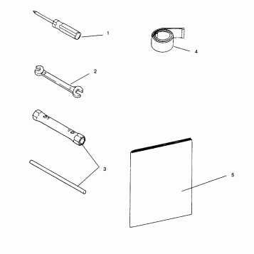 TOOL KIT XLT TOURING 0963357 and EUROPEAN XLT TOURING E963357 (4931923192D003)