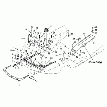 NOSEPAN 500 EFI SKS 0962574, 500 EFI RMK 0962974, and EUROPEAN 500 EFI SKS (4931983198A010)