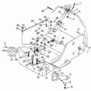 STEERING 500 EFI SKS 0962574, 500 EFI RMK 0962974, and EUROPEAN 500 EFI SKS (4931983198B004)