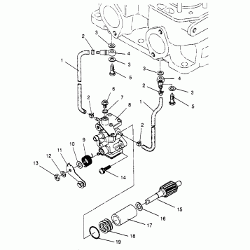 OIL PUMP 500 EFI SKS 0962574, 500 EFI RMK 0962974, and EUROPEAN 500 EFI SKS (4931983198C014)
