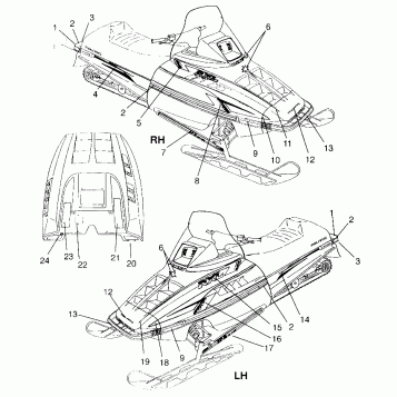 DECALS RXL 0966768 (4932033203A011)