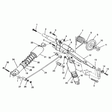REAR TORQUE ARM RXL 0966768 (4932033203B012)