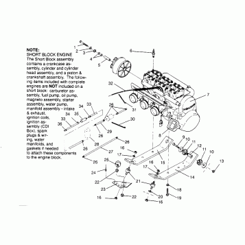 ENGINE MOUNTING RXL 0966768 (4932033203C002)