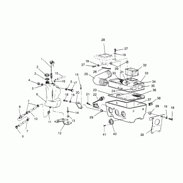 OIL TANK / AIR BOX  RXL 0966768 (4932033203C004)